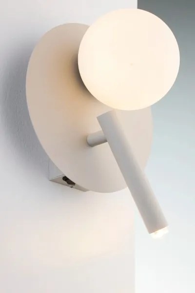 Lampă de perete cu spot HOTEL MOOD 1xG9/12W/230V + 1xG9/3W gri