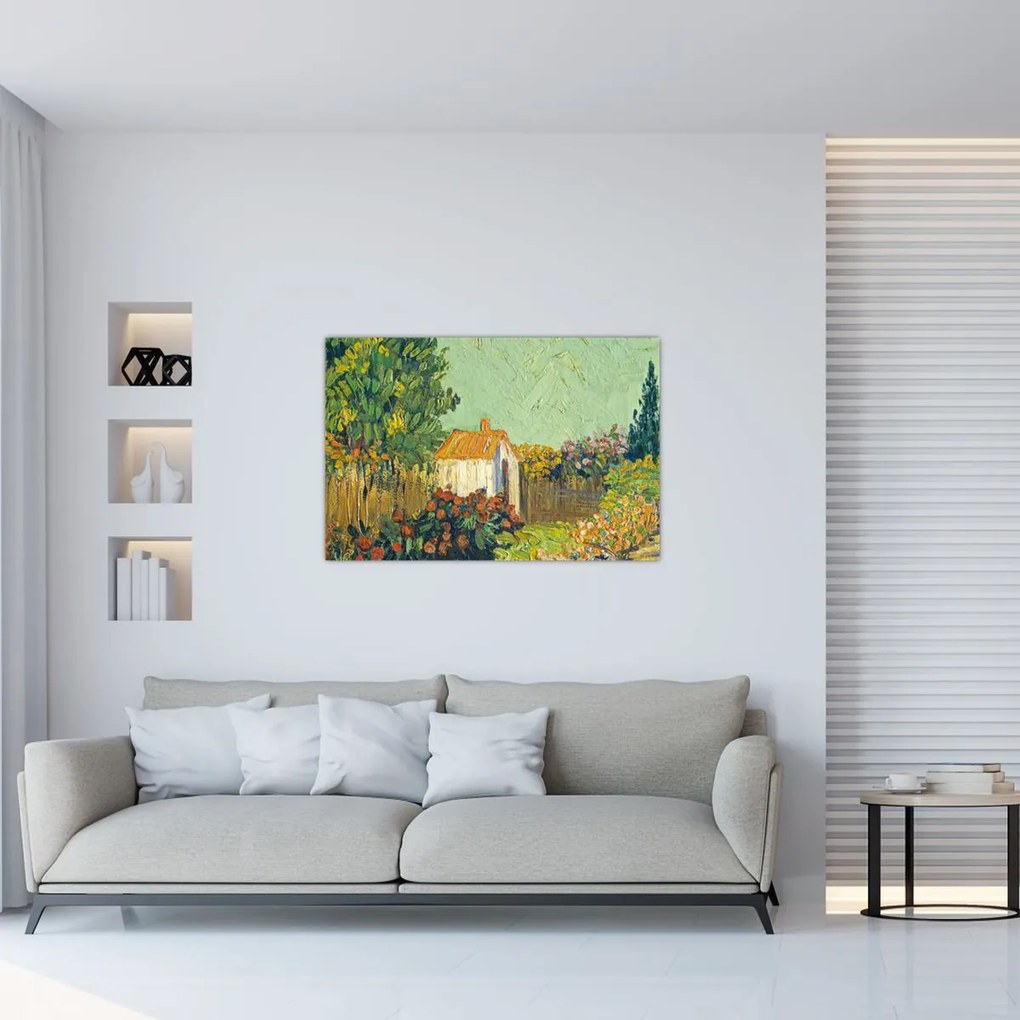 Tablou - Imitator of Vincent van Gogh, Landscape, reproducere (90x60 cm)