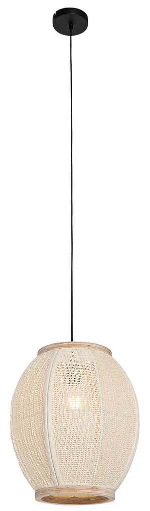 Lampă suspendată orientală naturală 35 cm - Rob