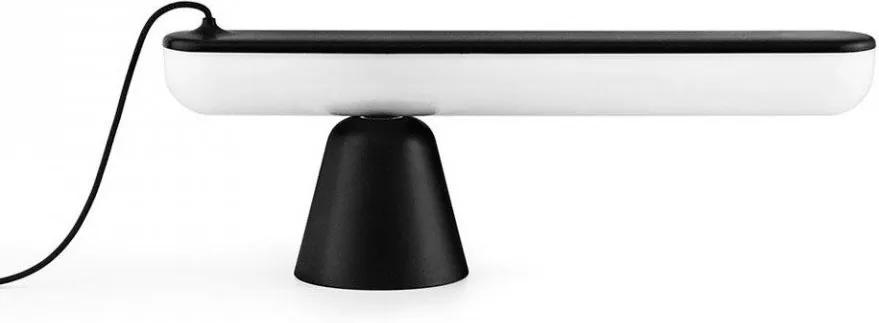 Lampa birou neagra din plastic acrilic cu LED 16 cm Acrobat Normann Copenhagen