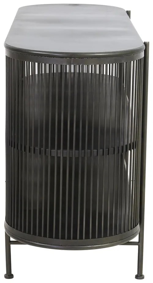 Comodă joasă din metal negru 149x80 cm Yinthe - Light &amp; Living