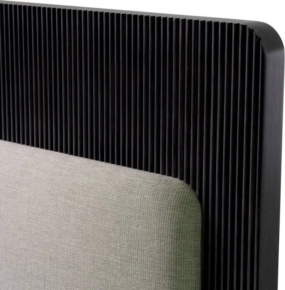 Pat dublu design LUX Dimitrios 180x210cm, gri carbune