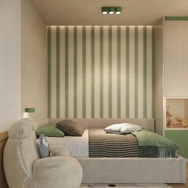 Sollux SL.2615 - Aplica de perete AURA 1xGX53/10W/230V verde