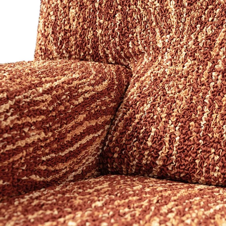 Huse bielastice UNIVERSO NOU dungi cărămizii fotoliu cu manere de lemn (l. 40 - 70 cm)
