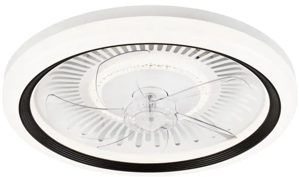 Plafonieră LED cu ventilator GEMMA LED/37W/230V alb + telecomandă