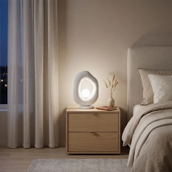 BRILAGI - Lampă de masă WABI SABI 1xG9/8W/230V albă