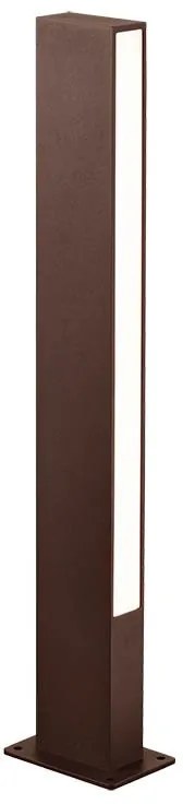 Stalp LED iluminat exterior IP65 LOTUS H-60cm corten