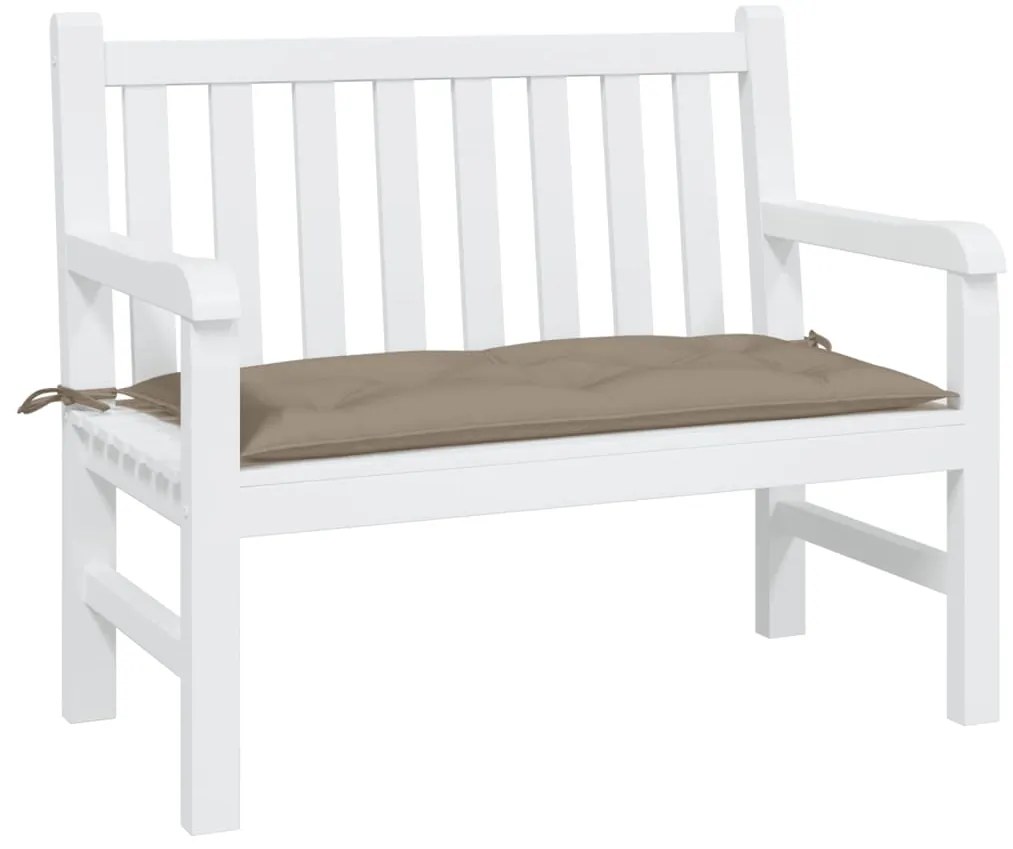 vidaXL Pernă bancă de grădină, gri taupe, 100x50x7 cm, material oxford