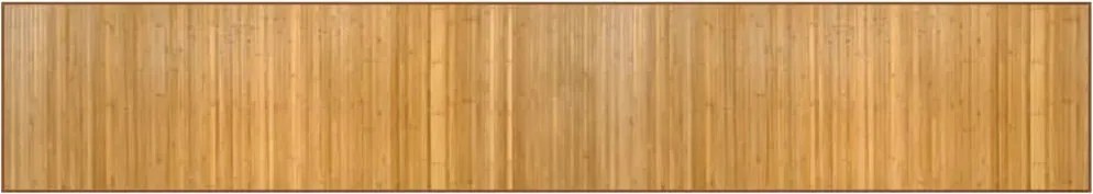 vidaXL Covor dreptunghiular, natural, 60x400 cm, bambus