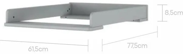 Zona de infasat Ines gri H8,5 cm