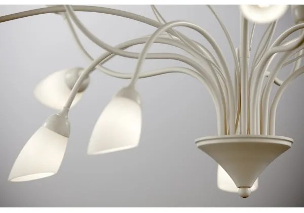 Jupiter 2061 - Lustra pe tijă GLORIOSA, 10xG9/14W/230V, crem