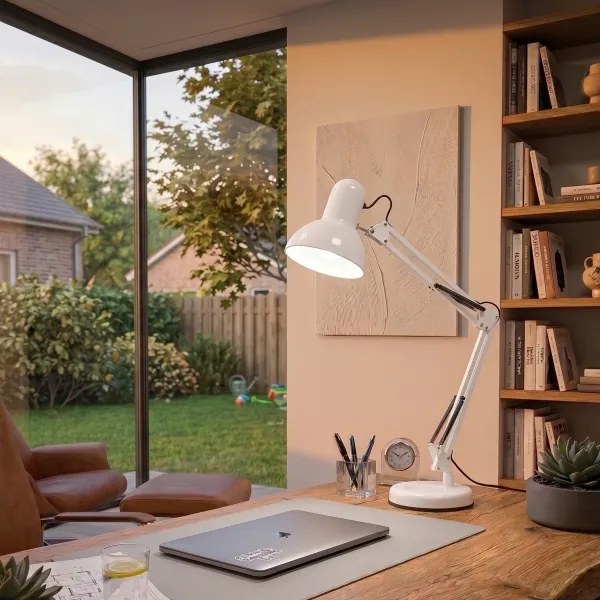 Lampă LED de masă ROMERO 1xE27/10W/230V alb Brilagi