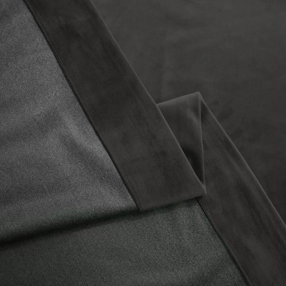Set draperie din catifea blackout cu inele, Madison, densitate 700 g/ml, Pine Tree, 2 buc