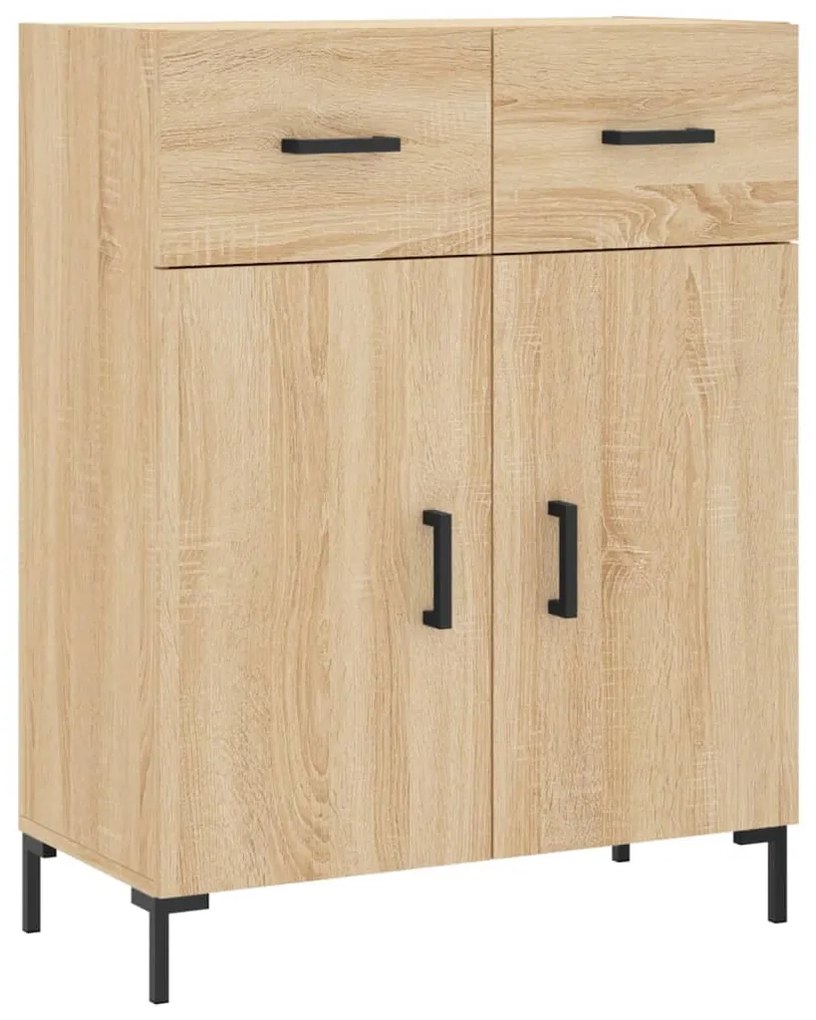 vidaXL Dulap, stejar sonoma, 69,5x34x90 cm, lemn compozit