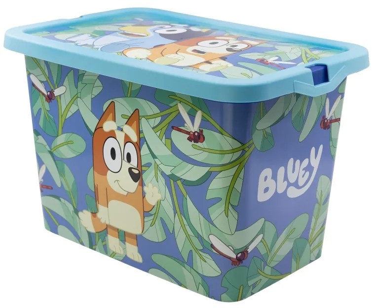 Bluey Leaves cutie de depozitare din plastic 7 L