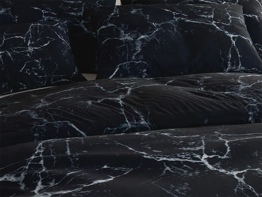 Lenjerie de pat bumbac Tempesta neagra