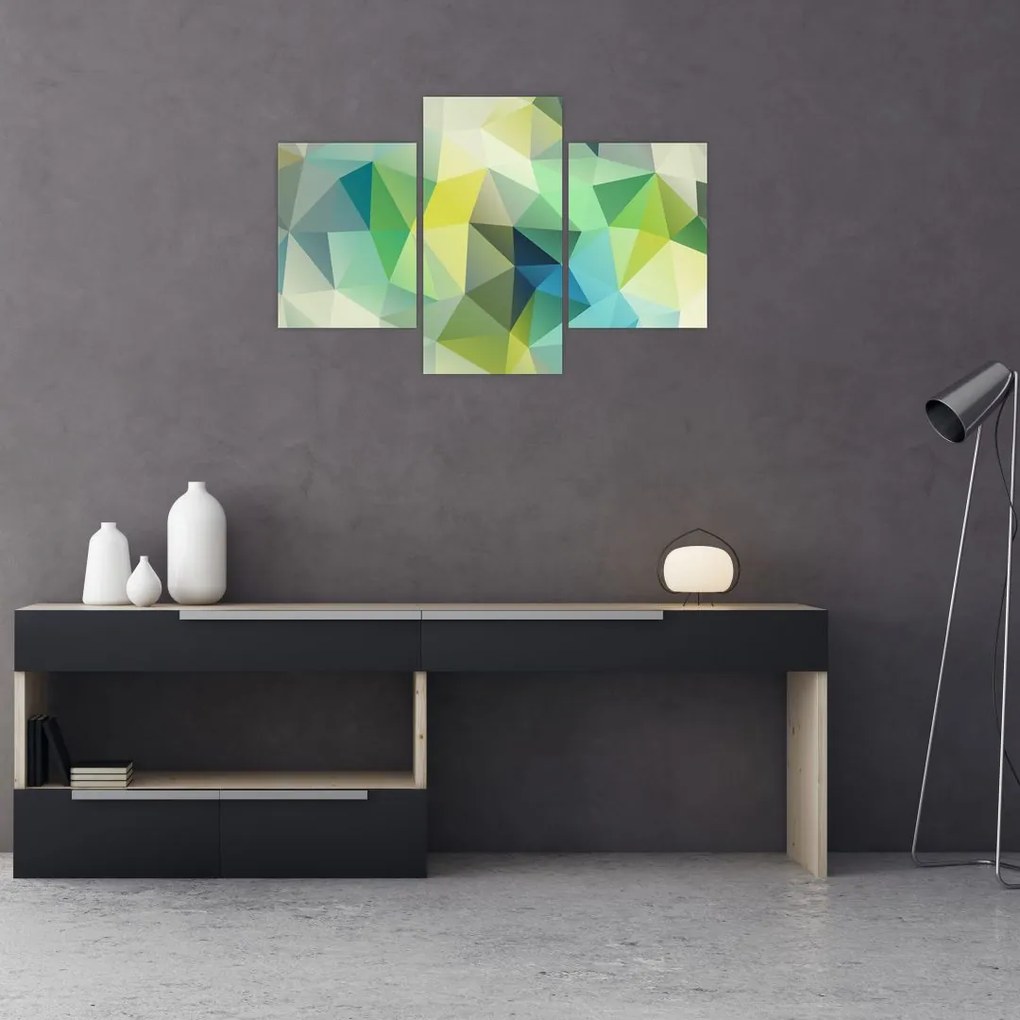 Tablou abstracțiunii geometrice (90x60 cm)