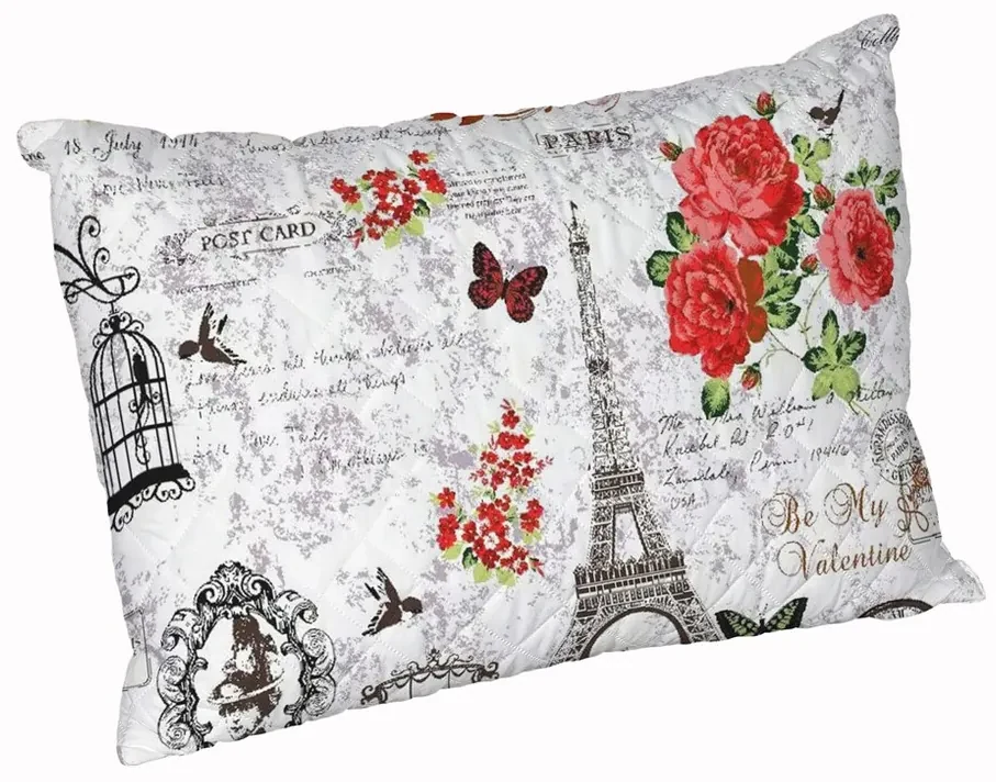 Set 4 perne Romance, microfibra matlasata, 50x70 cm