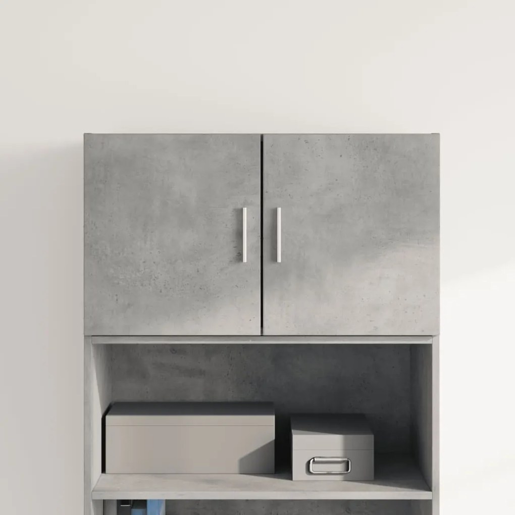 vidaXL Dulap de perete, gri beton, 70x42,5x40 cm, lemn prelucrat