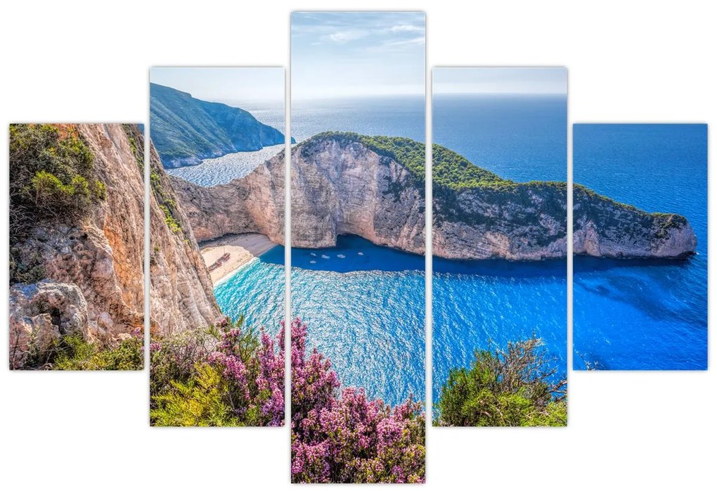 Tablou - Plaja Navagio, Grecia (150x105 cm)