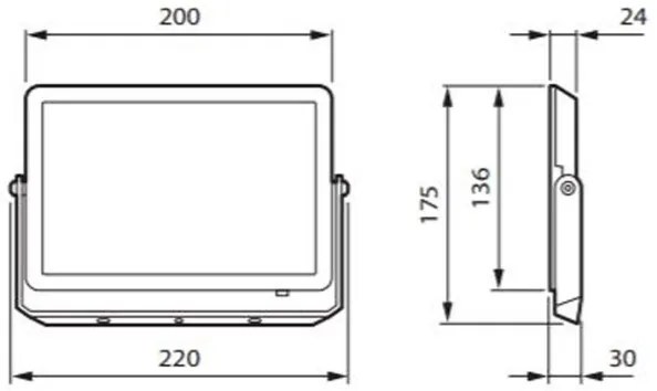 Proiector LED Philips DECOFLOOD LED/50W/230V IP65