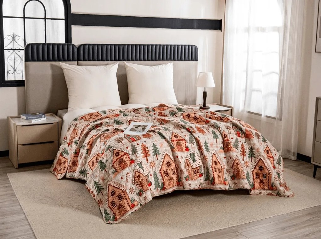 Cuvertura de pat GINGER HOME, colorata Dimensiune: 220 x 240 cm