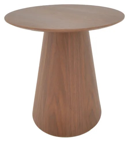 Masutea Cafea Donna MDF Nuc, Diametru 60 Cm