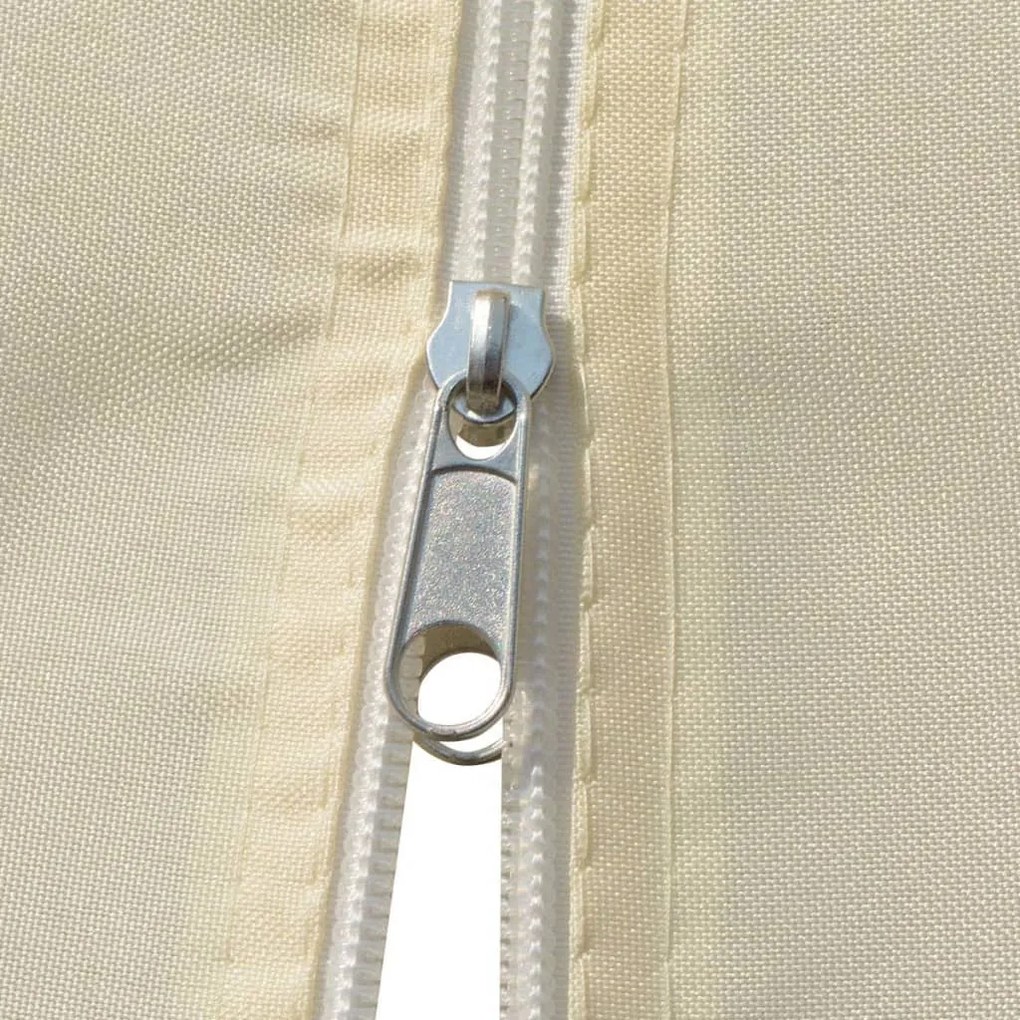 Cort de gradina cu perdele 4 x 3 m, alb