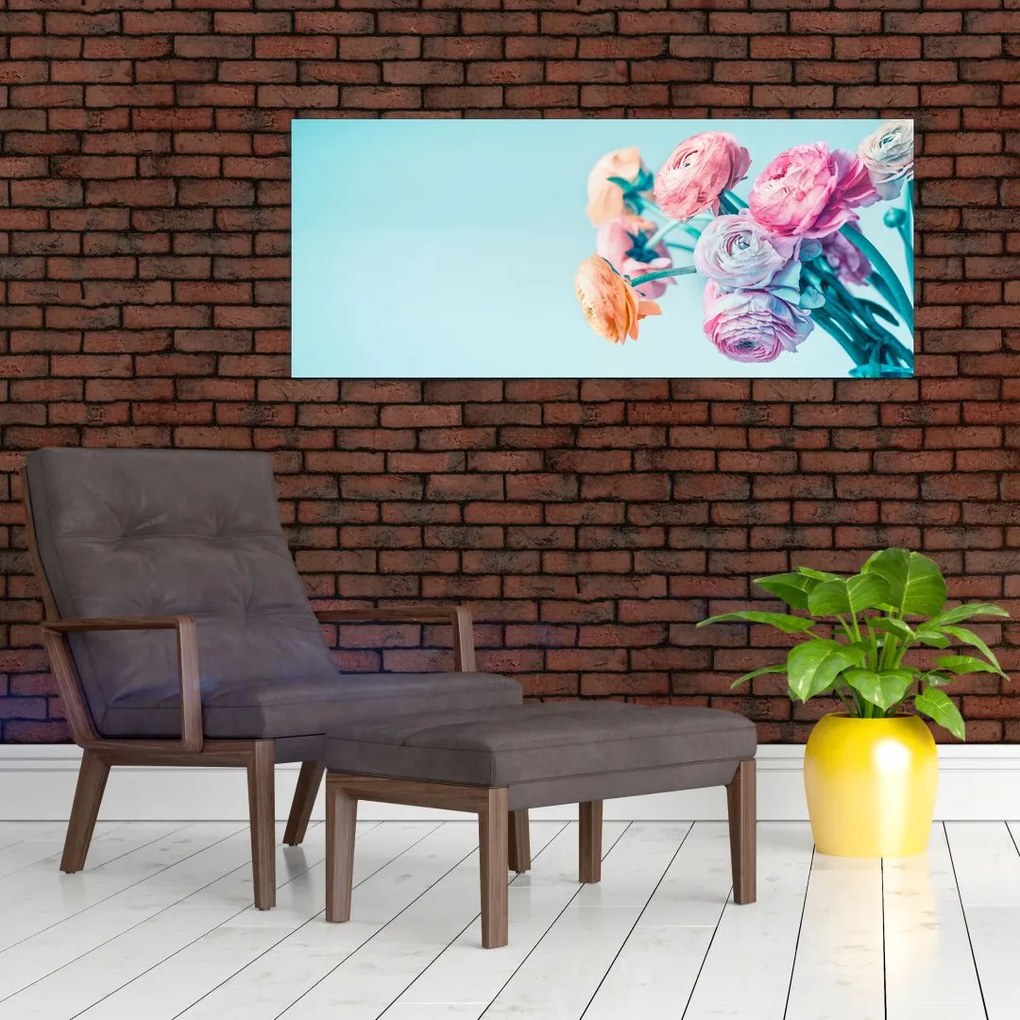Tablou - Flori în vază (120x50 cm)