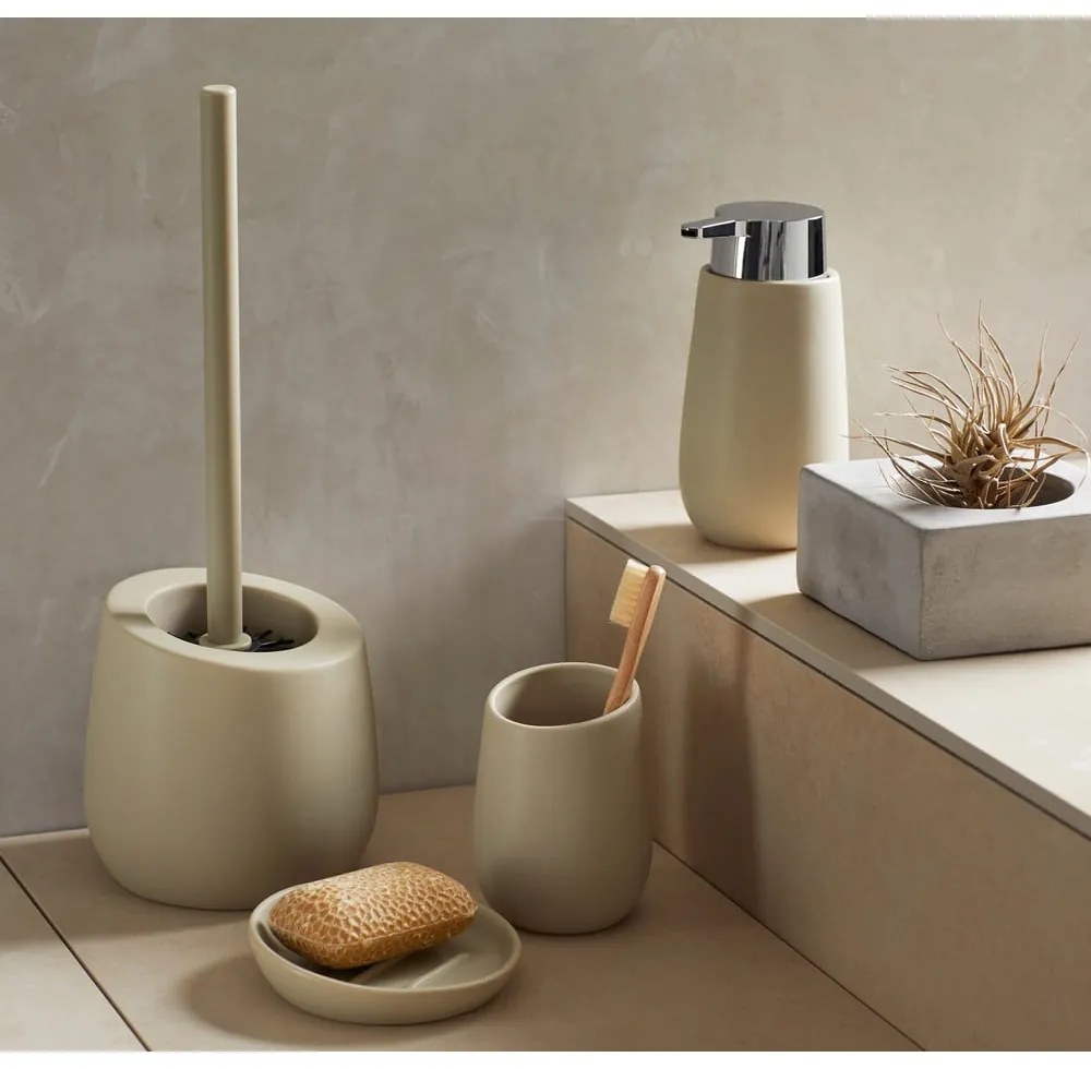 Perie WC ceramică Wenko Badi Beige