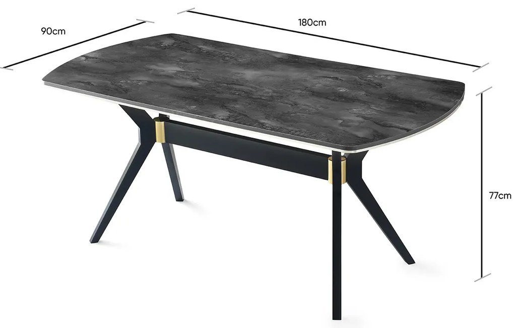 Masă de sufragerie Ikon Multicolor