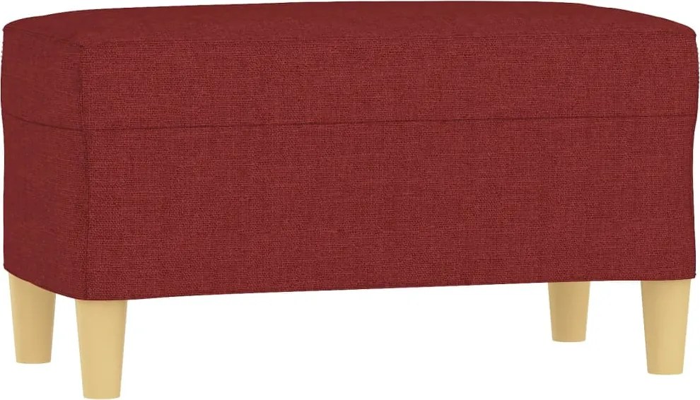 vidaXL Bancă, roșu vin, 70x35x41 cm, textil