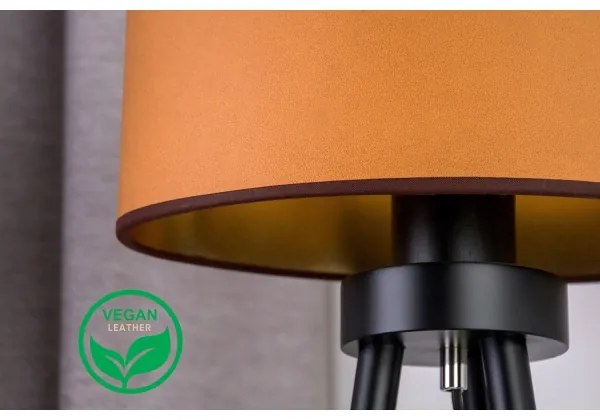 Lampă de masă OVAL Duolla VEGAN 1xE27/15W/230V d. 30 cm maro