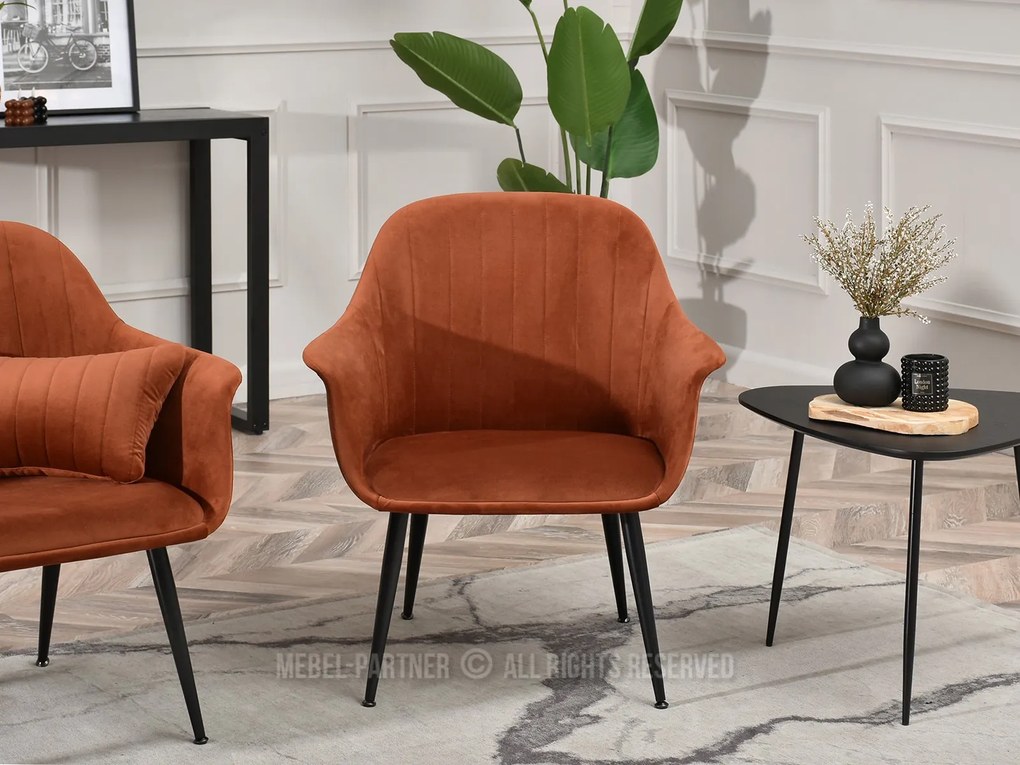 Fotoliu Osmol F (cupru + negru). Promo -8%. 1110362