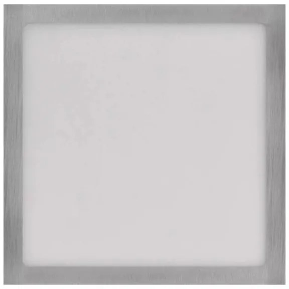 Plafonieră LED/12,5W/230V 3000/3500/4000K 17x17 cm crom