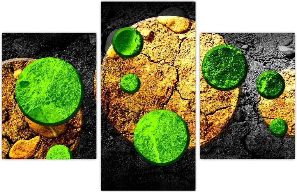 Tablou abstract - Bilă (90x60 cm)