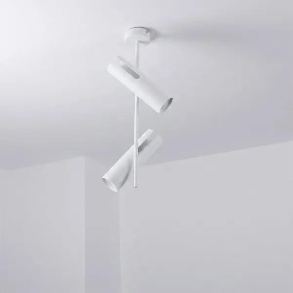 Brilagi - Lustru LED RGBW cu intensitate reglabilă pe tijă BRANCH, 2xGU10/6,5W/230V, alb