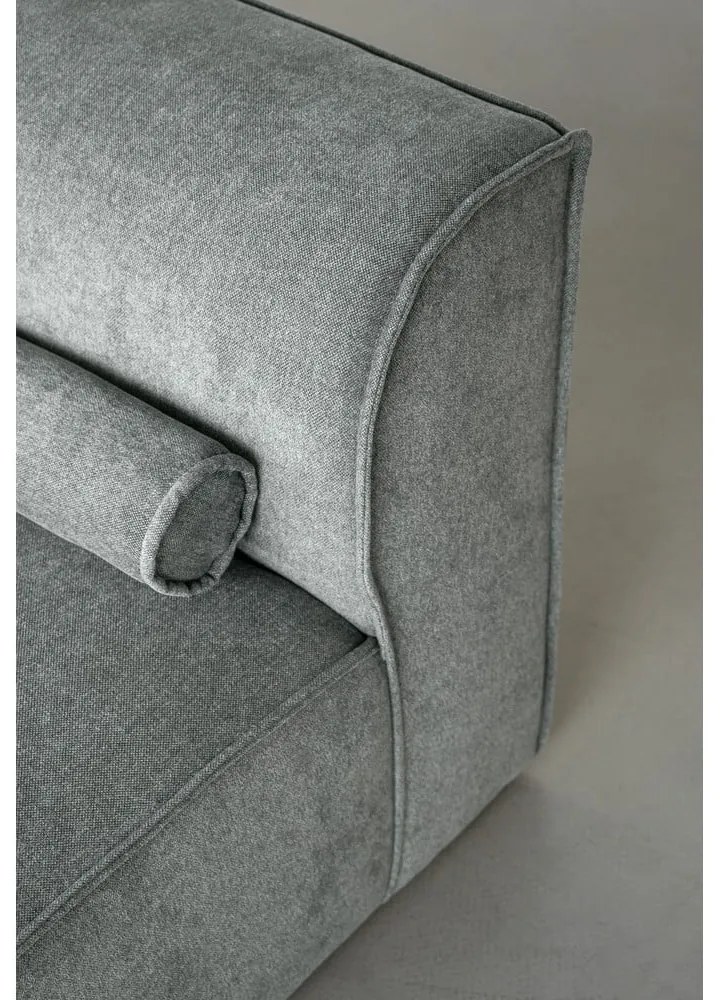 Șezlong modular verde (cu colț pe partea dreaptă) Flex Felix – Miuform