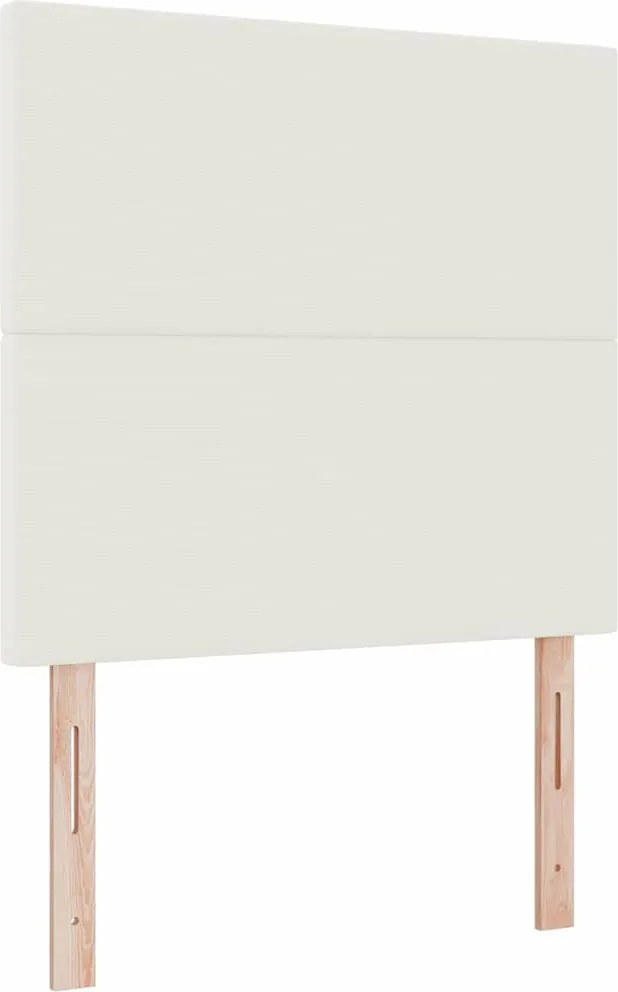 vidaXL Tăblie cap Crem 90 cm Țesătură din corduroy