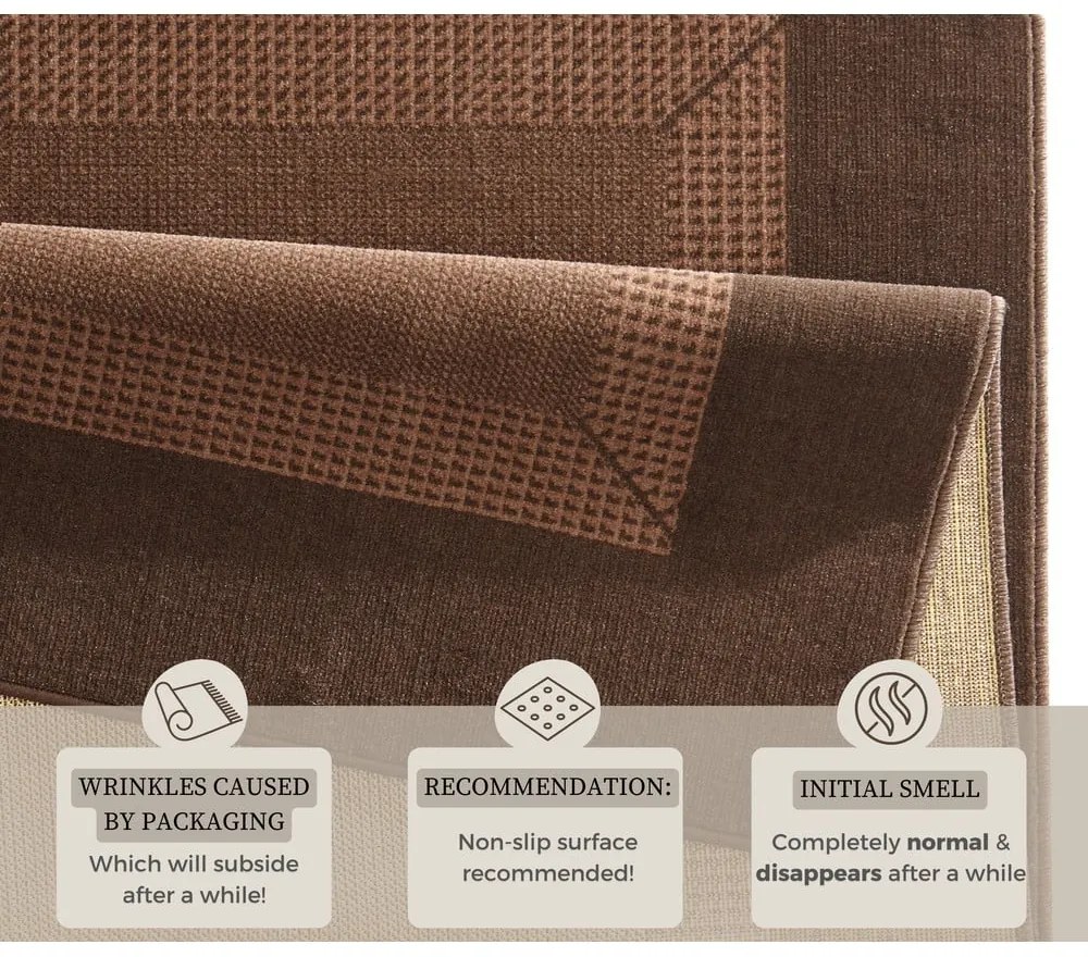 Covor Hanse Home Basic, 160x230 cm, maro