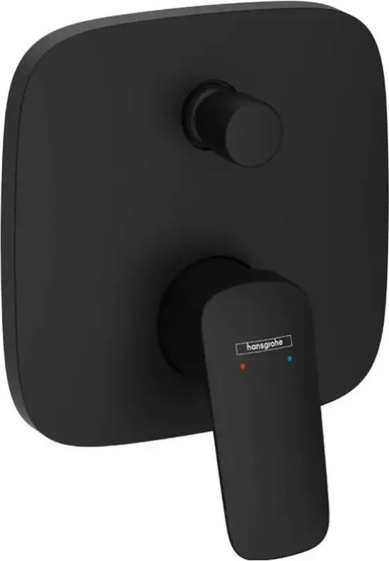 Baterie de dus monocomanda negru mat Hansgrohe Logis