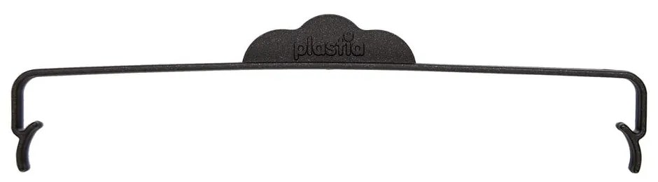 Set de 2 cleme negre Plastia Hold