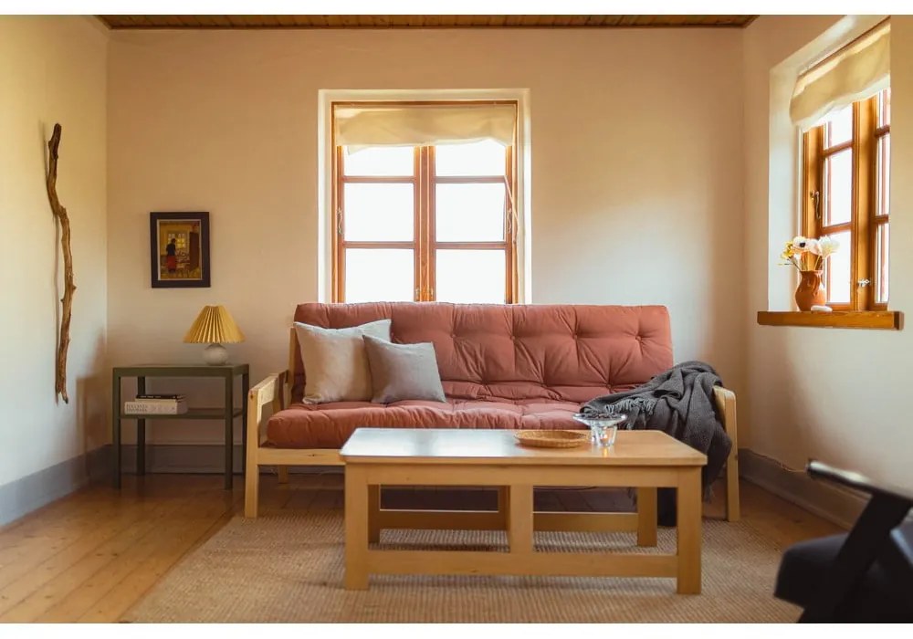 Canapea extensibilă galben muștar 190 cm Grab Clear - Karup Design