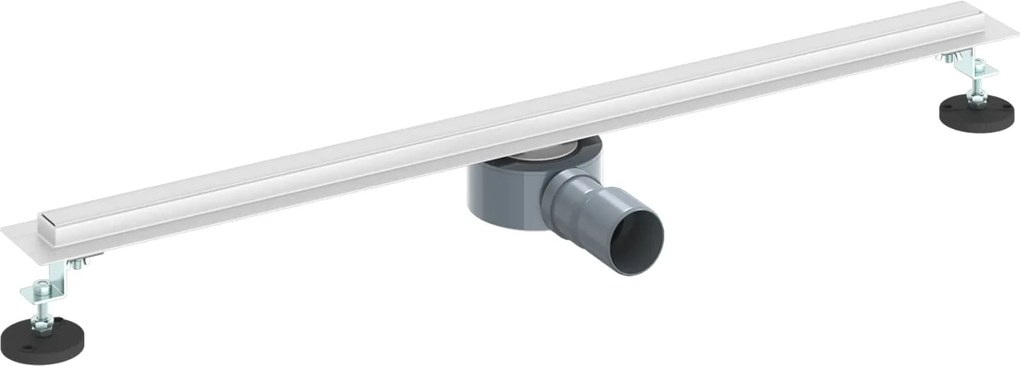 vidaXL Scurgere de duș la 360° cu model subțire Argintiu 80 cm