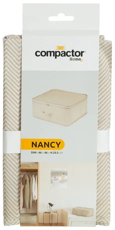 Cutie de depozitare pentru haine din material textil Nancy – Compactor
