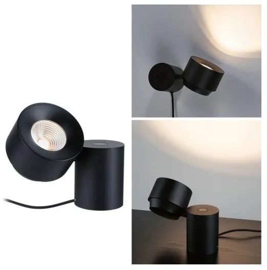 Lampă 2 în 1 dimabilă de masă Paulmann 79776 LED/3W PURIC PANE 230V