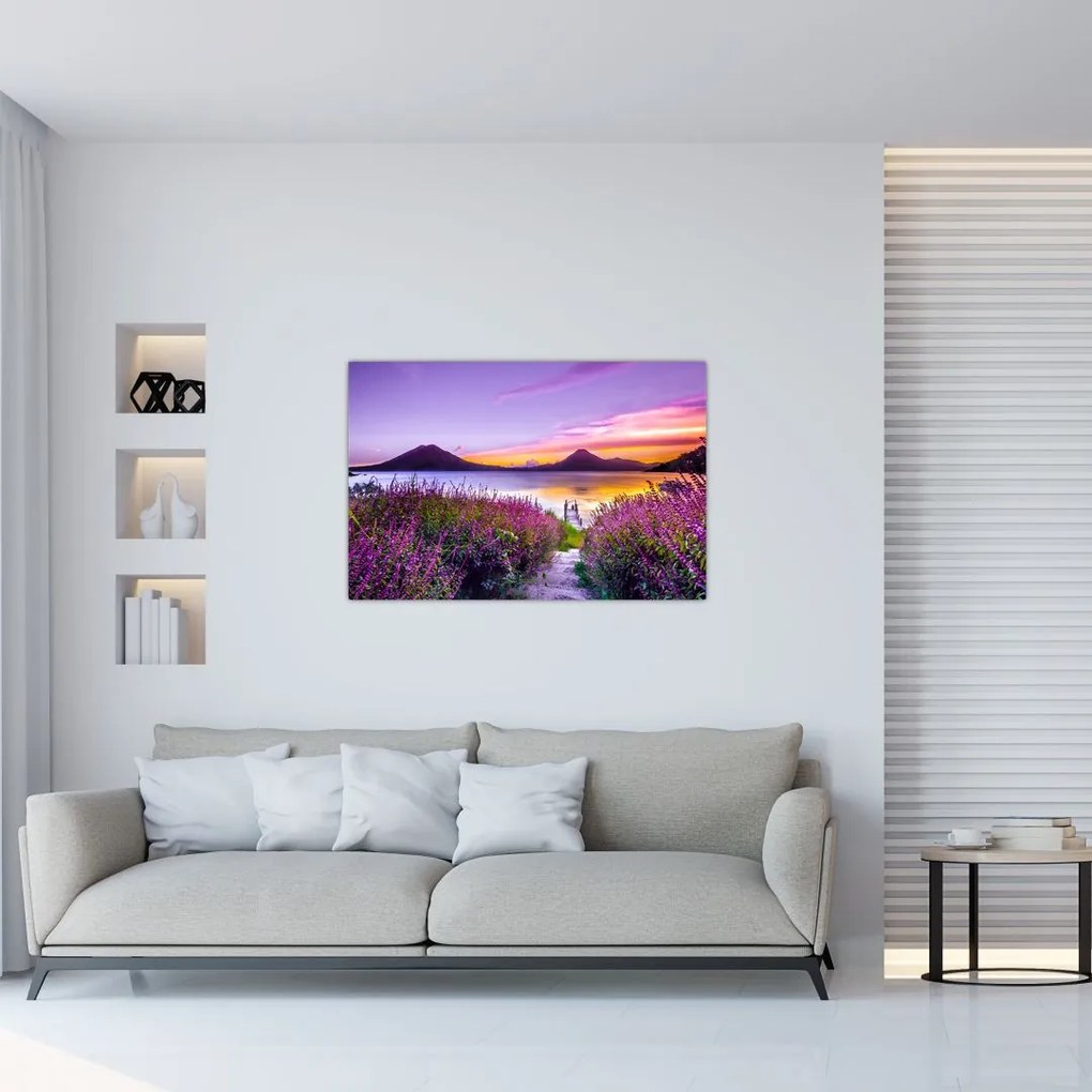Tablou cu lac (90x60 cm)