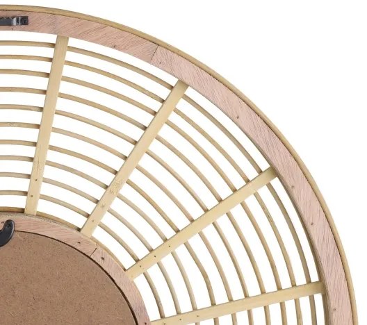 Oglindă de perete Eglo 425029 MITSUKE d. 55 cm bambus