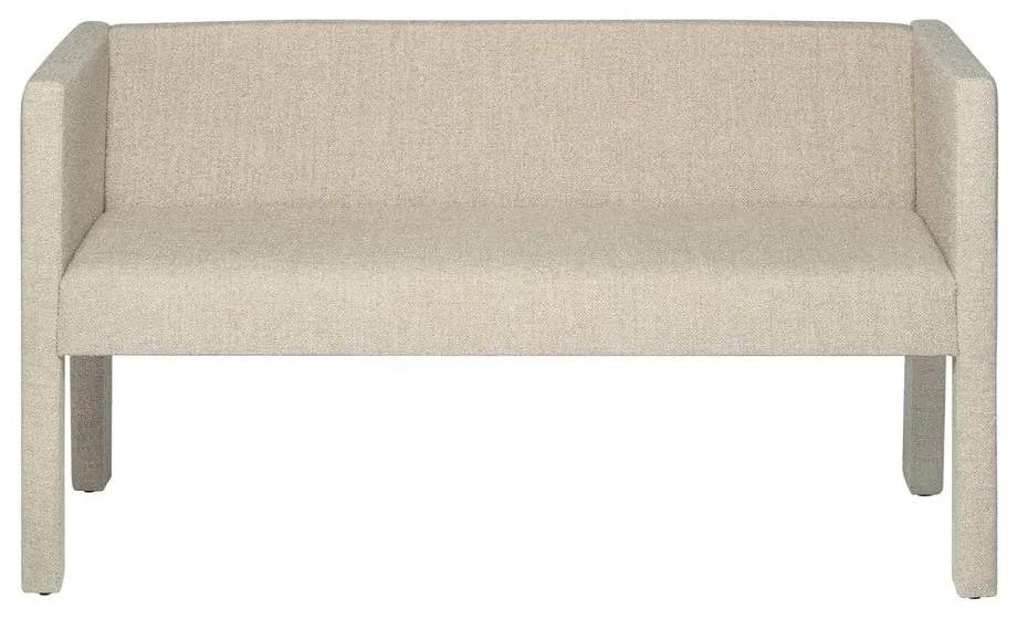 Bancă bej cu tapițerie din stofă bouclé Sitta – Blomus