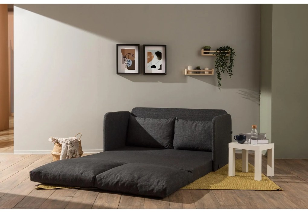 Canapea extensibilă Sagoretti XL (gri închis). 1107023